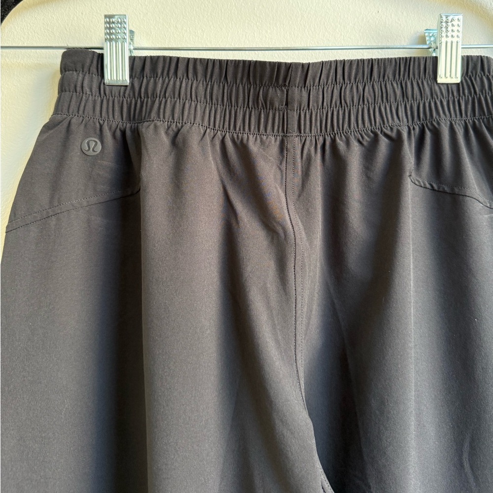 LIKE NEW LULULEMON Black SWIFT MID RISE Wide-Leg Pants - Picture 3 of 4